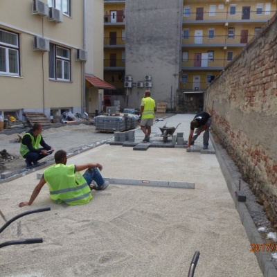 Parkoló rekonstrukció